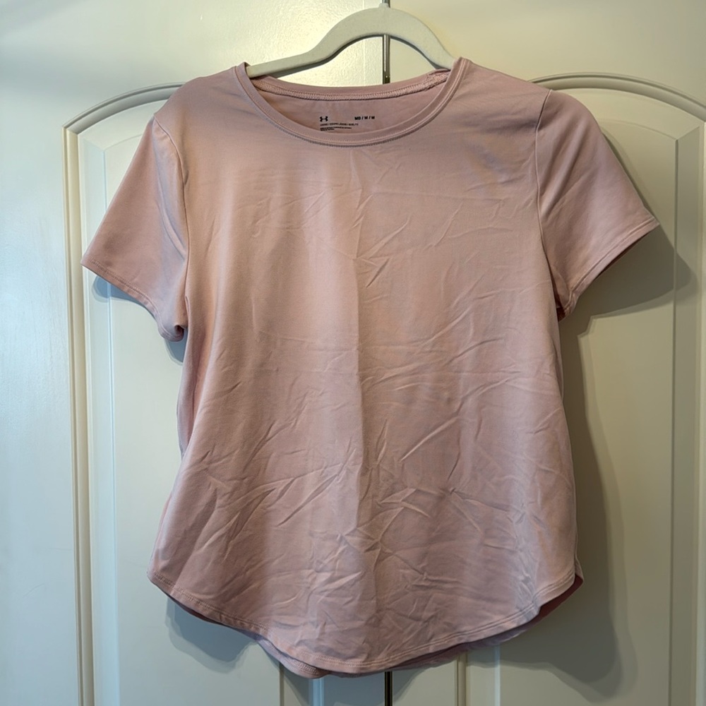 Under Armour Open Back Workout Tee Size M